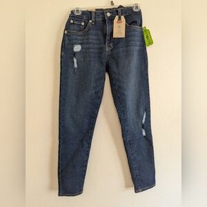 NWT Levi's Girls Mini Mom Stretch Jeans Size 14